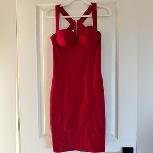 Guess by Marciano Strappy Red Dress
